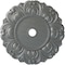 Ekena Millwork Angel Ceiling Medallion (Fits Canopies up to 15 3/4"), 32 1/4"OD x 3 5/8"ID x 1 1/8"P, Platinum CM32ANPLS - alternate 1